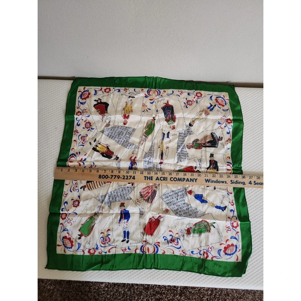 Vintage Dutch National Outfits‎ Scarf People Netherlands Holland ??? Story Scarf - Picture 11 of 12